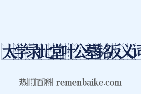 太学录此堂叶公墓铭反义词是什么意思的图片
